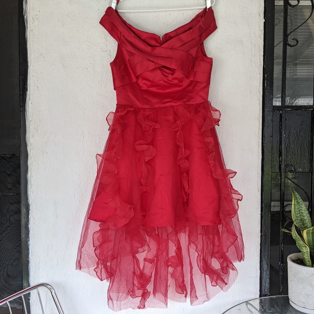 Red dress